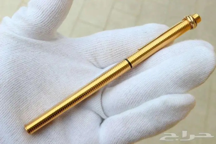 قلم كارتييه فاندوم فنتج مطلي ريشة ذهب عيار 18 2