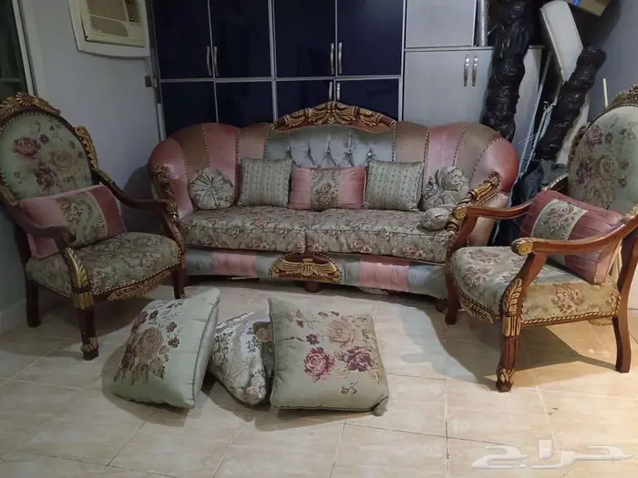 طقم كنب تركي مجلس وطاولة تلفزيون ايكيا 0