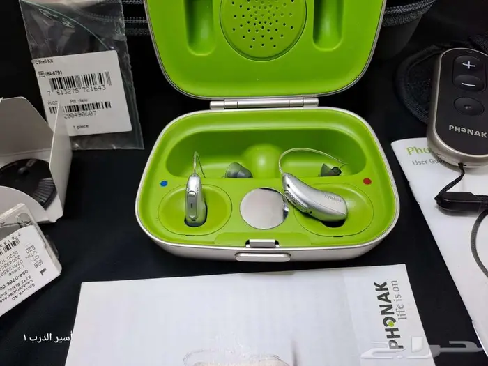 سماعات اذن طبية فوناك ( 20 قناة ) بلوتوث مع ريموت كنترول 1