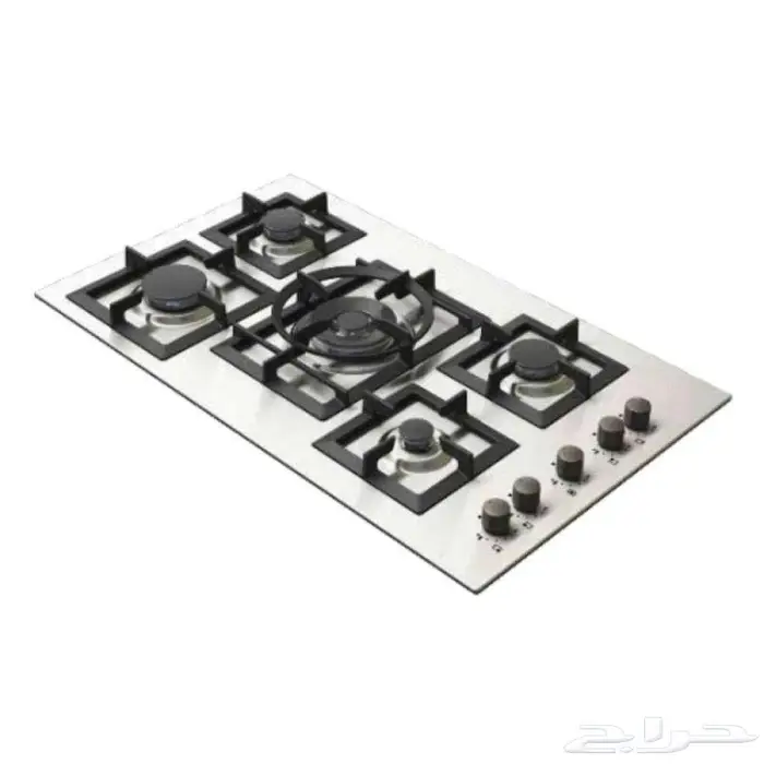 سطح لوفرا بلت ان غاز 5 شعله 90 سم استيل - ايطالي 1