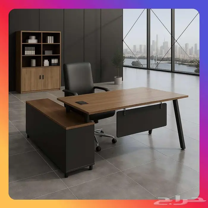 طاولات مكاتب إدارية مودرن في الرياض - مكتب مقاس 160سم 0
