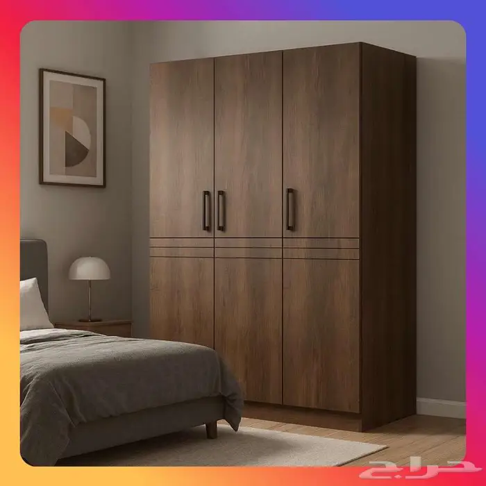 دولاب ملابس عصري بابين الى أربع ابواب بتصميم عصري مميز 0