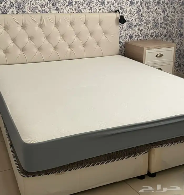سرير زوجي مع مرتبه جديد 0