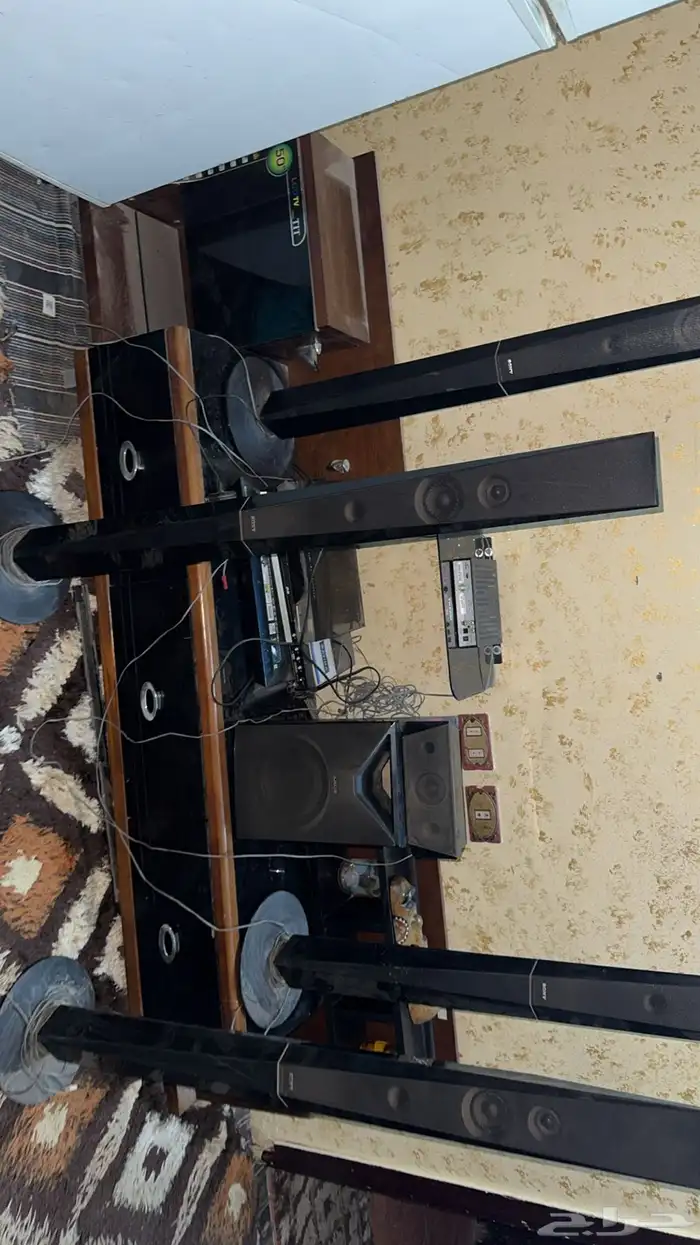 طواله سمعات مسرح منزلي سوني. نضيفه 3