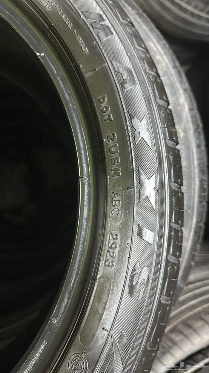 طقم ماكسس صيني مقاس 215 50R17 تاريخ 2023 شبه جديد 2