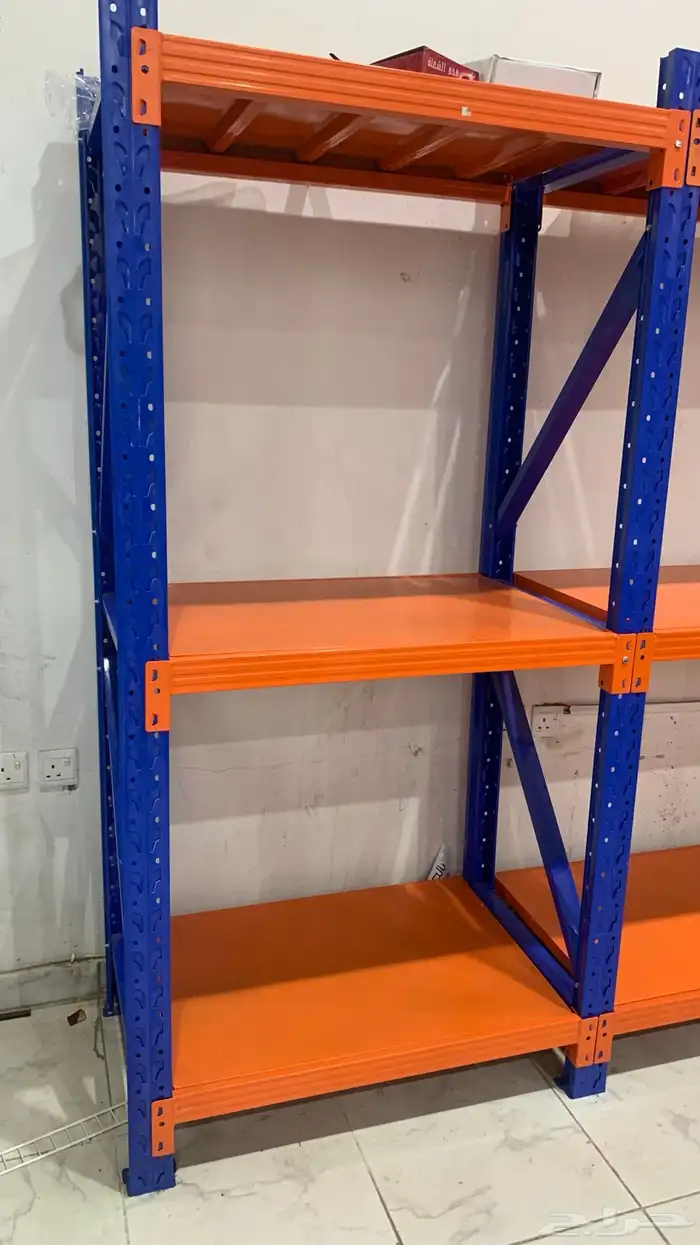 رفوف تخزين مقاسات منوعه ألون مختلفه 4