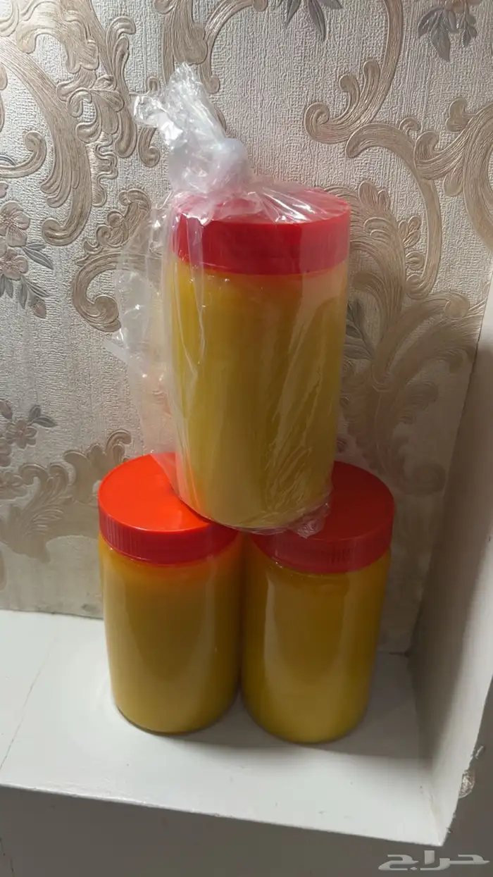 سمن بقري طبيعي100 100من مزارع القصيم الكيلو80 3