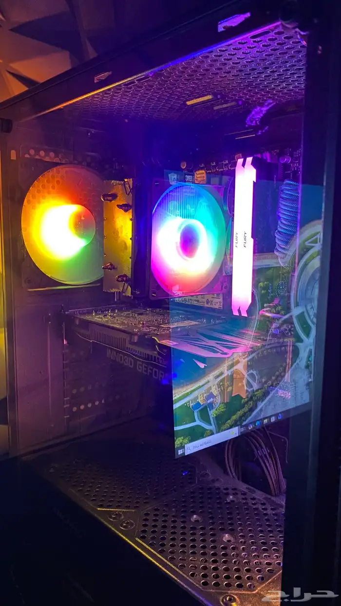 بي سي كرت 3050 ومعالج i5-12400f 2