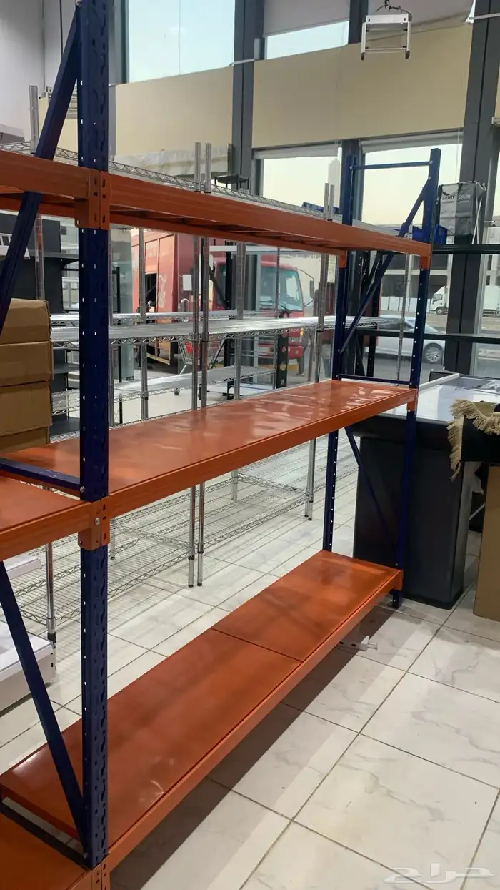 رفوف تخزين مقاسات منوعه ألون مختلفه 3