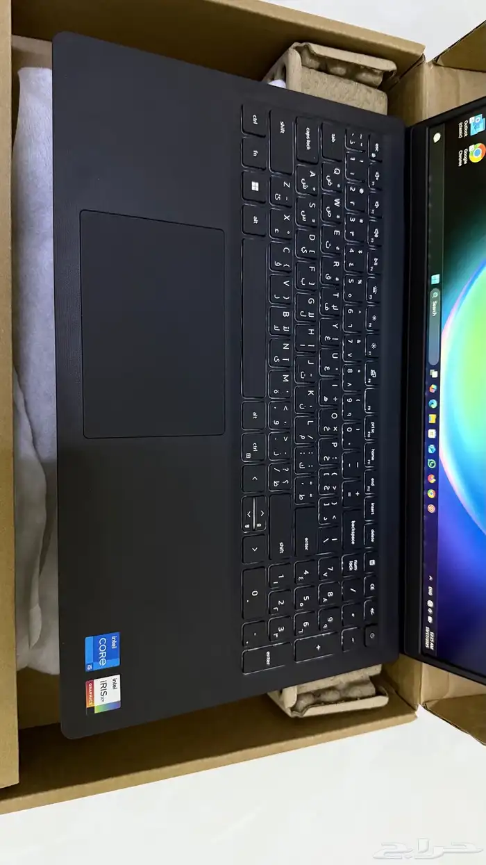 لابتوب ديل جديد مااستخدم بكرتونه وأوراقه كامل 8