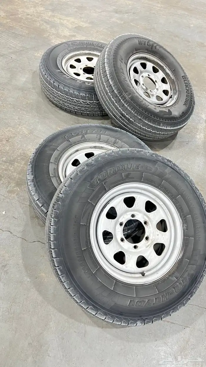 جنوط باترول سلق 16 اصلي مع كفراتها 0