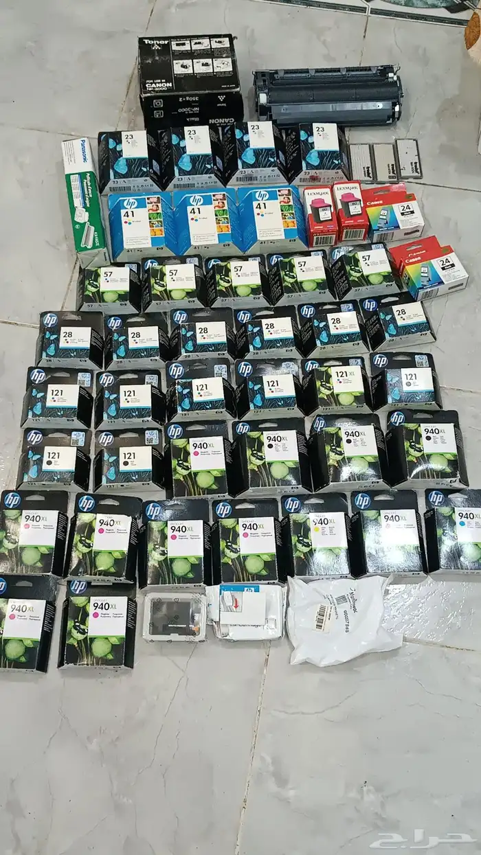 حبر طابعة hp 0