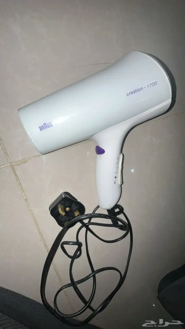 مكنسة sonashi 2000W   واستشوار شعر يعتبر جديد شركة Braun 0
