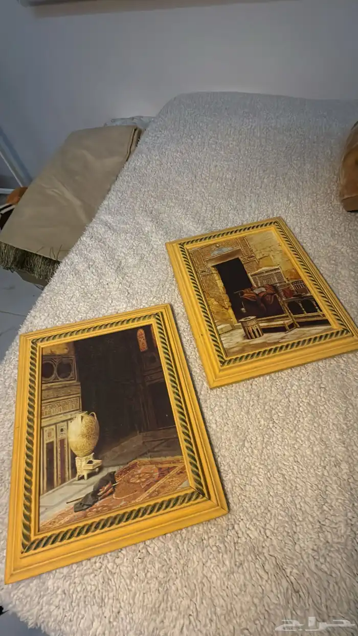 لوحات فنتج كلاسيك قديمة و ساعة باريس 7