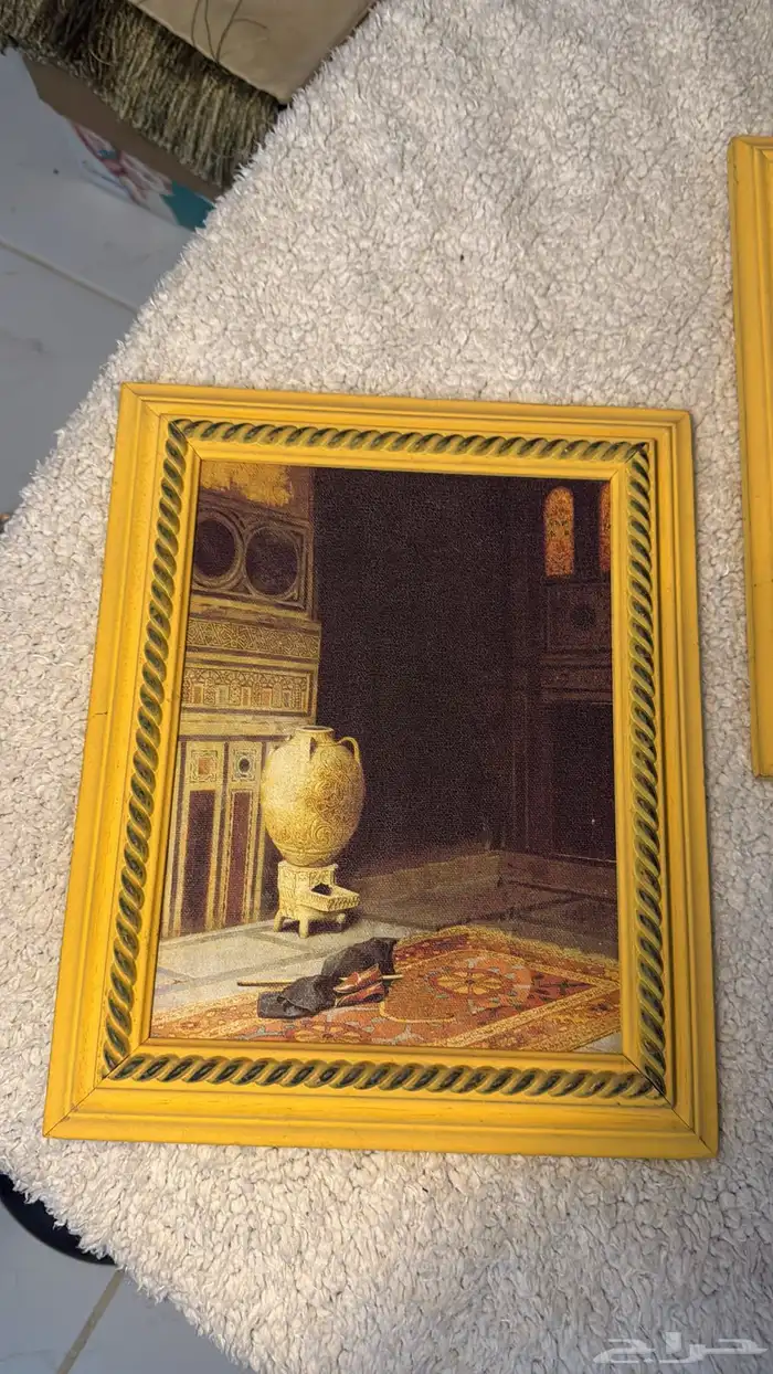 لوحات فنتج كلاسيك قديمة و ساعة باريس 8