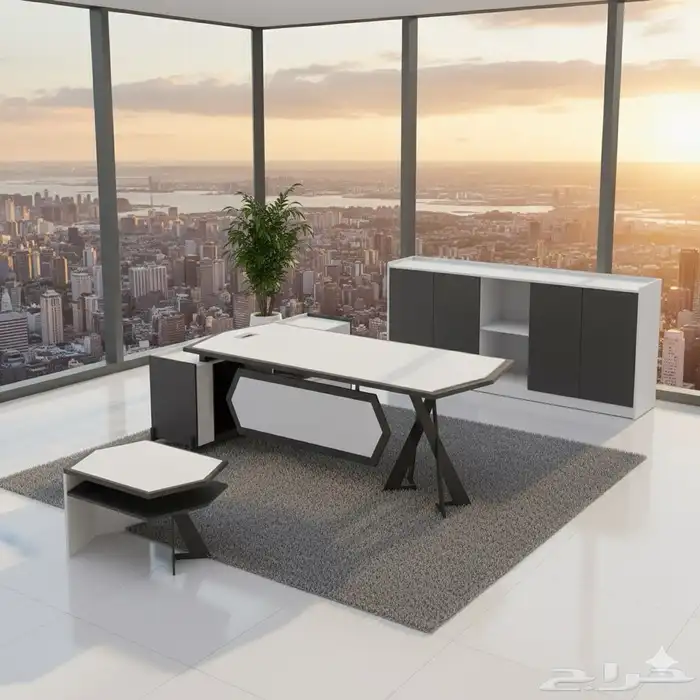 مودرن فخم مكتب مجموعة طقم كامل كنب كرسي جلد تخفيضات على سعر 11