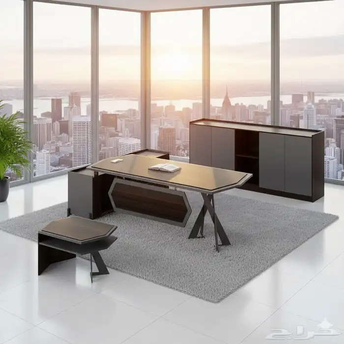 مودرن فخم مكتب مجموعة طقم كامل كنب كرسي جلد تخفيضات على سعر 10