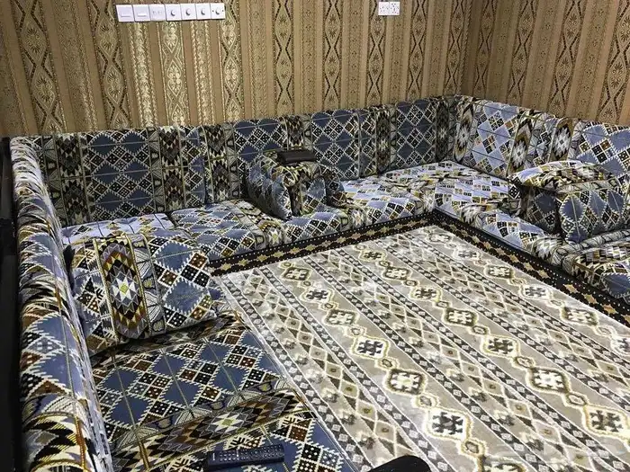 جلسات خارجيه حديد و خشب تفصيل حسب الطلب والاسعار مناسبه إن ش 5