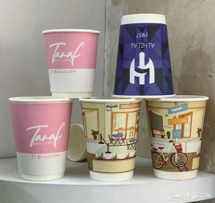 مطبعه اكواب طباعة جيكات قهوة استكر بنر بوكسات فواتير كاسات 0