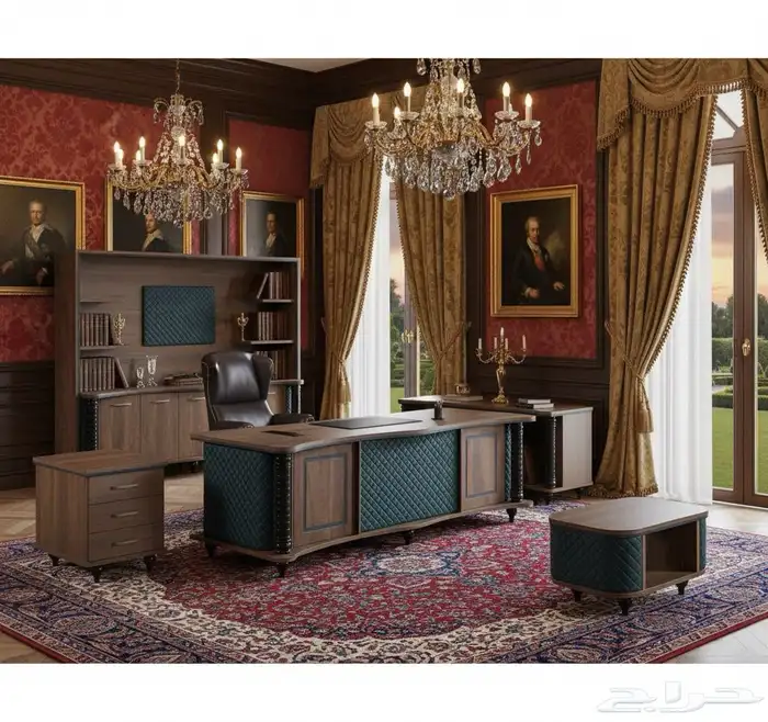 مودرن فخم مكتب مجموعة طقم كامل كنب كرسي جلد تخفيضات على سعر 19