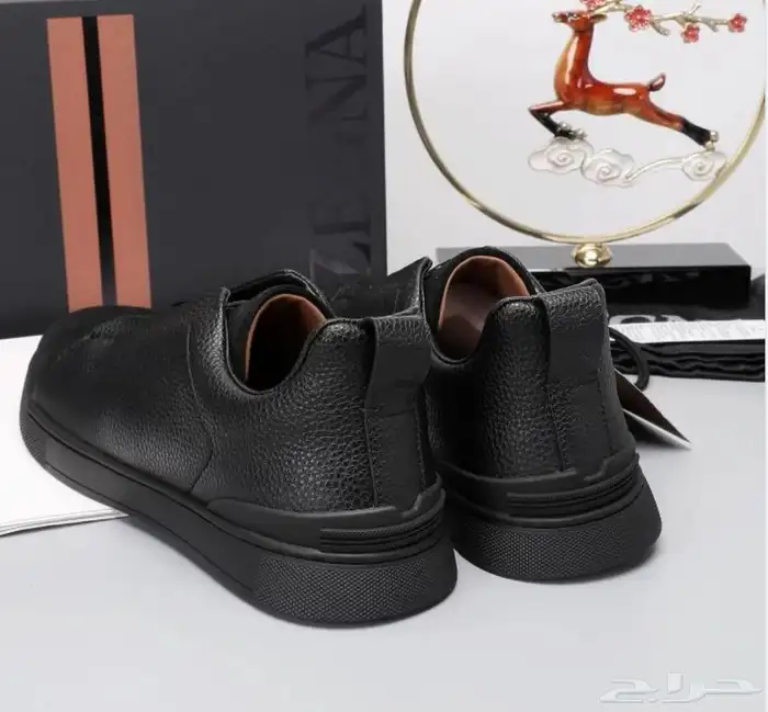 شوز زينقا الرجالي بيج و اسود 4