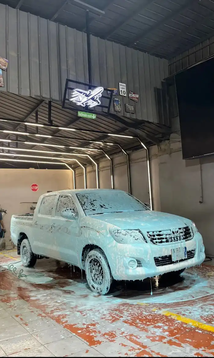 مغسلة سيارة للتقبيل على شارع رئيسي وعام بالقنفذة 0