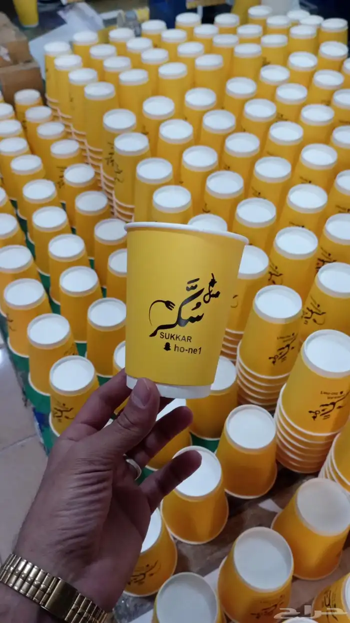 مطبعه اكواب طباعة جيكات قهوة استكر بنر بوكسات فواتير كاسات 7
