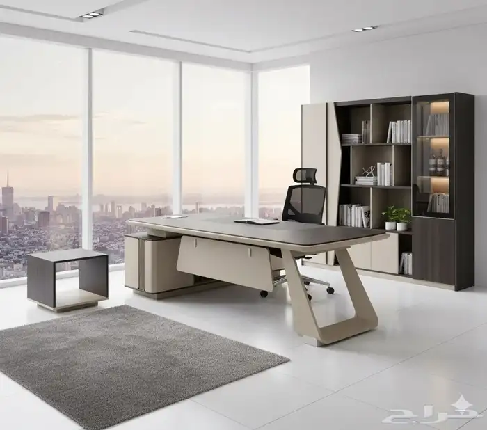 مودرن فخم مكتب مجموعة طقم كامل كنب كرسي جلد تخفيضات على سعر 9
