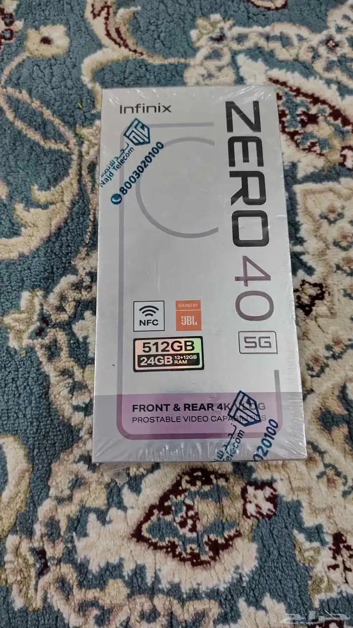 للبيع lnfinix ZERO 40 5G 512GB 6
