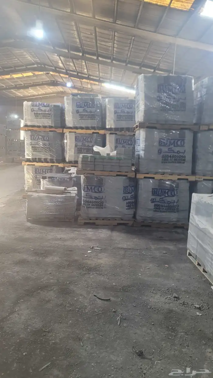 توريد جميع مواد بناء بندوره انترلوك بلاط بلك رمل اسمنت عتب 7