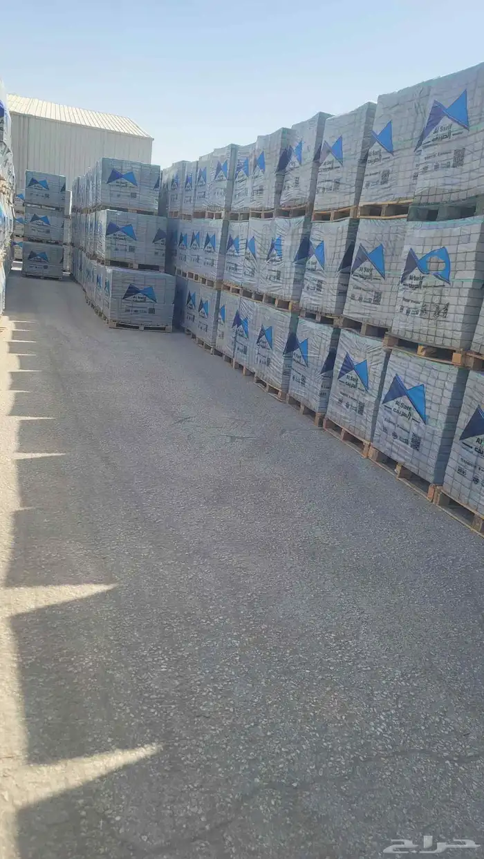 توريد جميع مواد بناء بندوره انترلوك بلاط بلك رمل اسمنت عتب 23