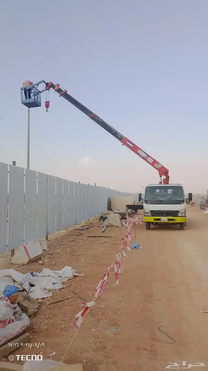 رافعه ونش و كرين سبعة وسطحه ثلاثه طن ايجار يوميات مشاوير 6