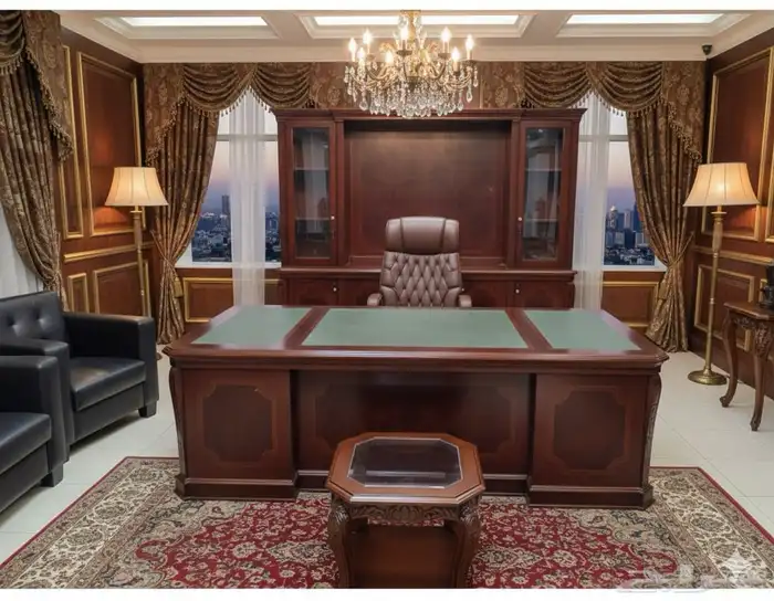 مودرن فخم مكتب مجموعة طقم كامل كنب كرسي جلد تخفيضات على سعر 13