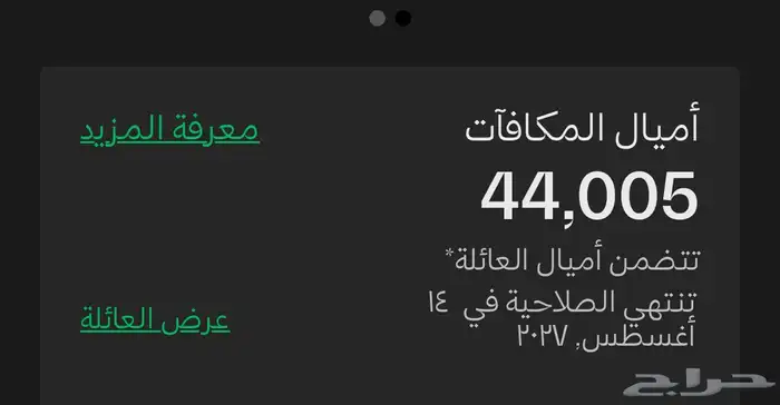 للبيع اميال الفرسان 40 000 ميل   مقابل 3000 ريال فقط 0
