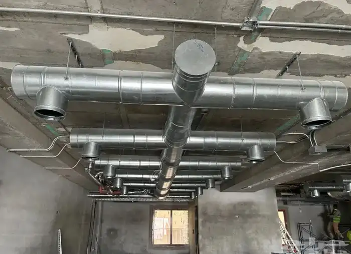 مطبخ مطعم شفاط ومدخنة من الفولاذ دكت ومكيفات تفصيلDuct26448 11