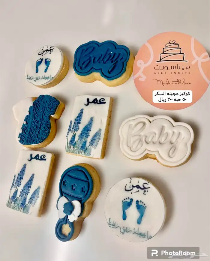 توصيل مجاني (كيك مناسبات و كوكيز عجينه سكر ) 10