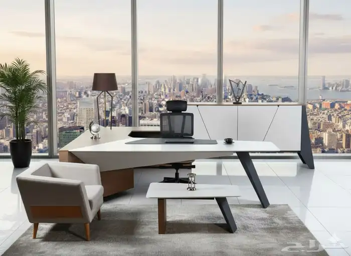 مودرن فخم مكتب مجموعة طقم كامل كنب كرسي جلد تخفيضات على سعر 7