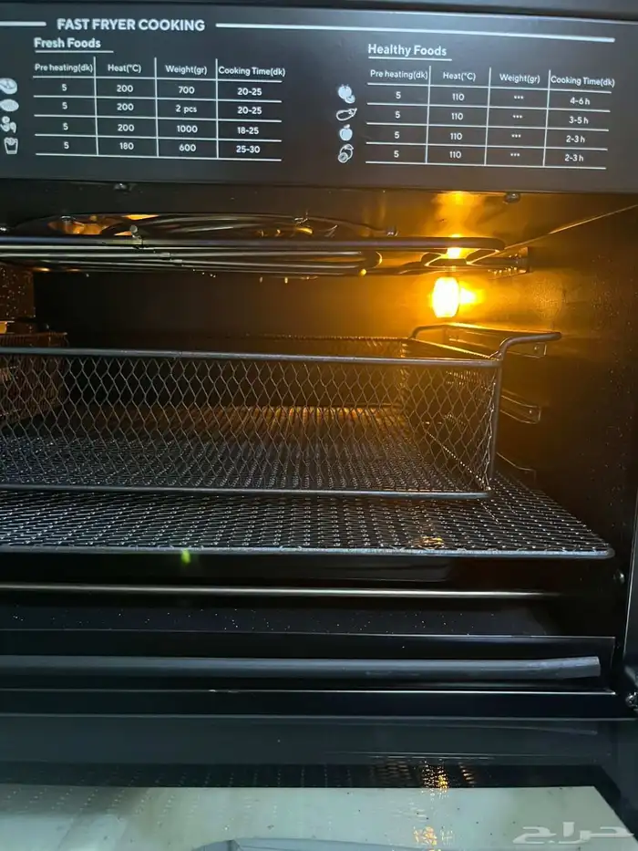 فرن كهربائي لوكسيل مع قلاية هوائية تركي .(جديد) 2