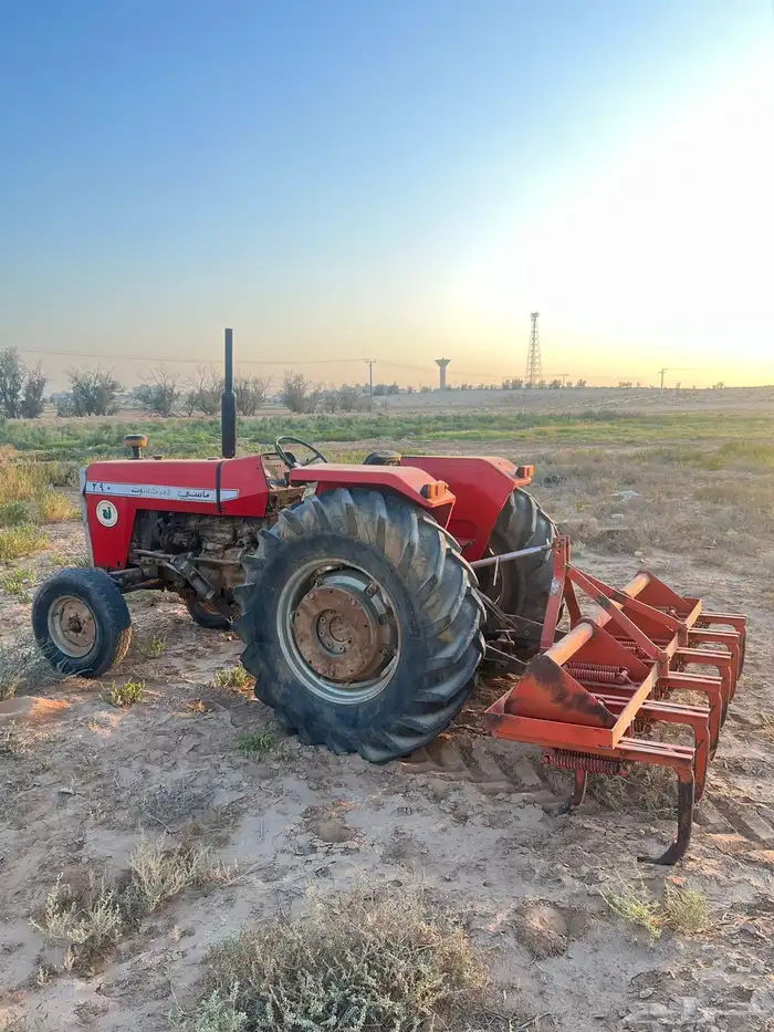 حراثه ماسي فيرجسون 290 مع معداته 2