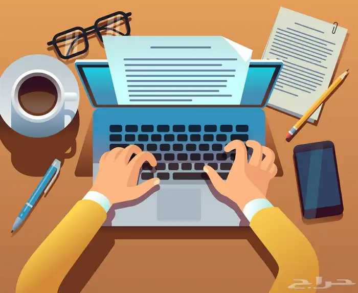 كتابة بحوث جامعية مدرسية PDF Word كتابه powerpoint 6