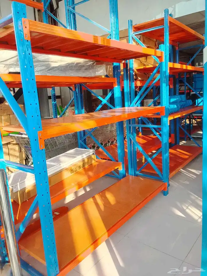 رفوف المستودعات ارفف تخزين منزليه استاندات بايكات سوبر ماركت 3