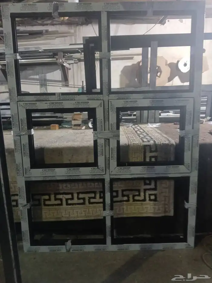 السلام وعلي م شبابي  المنيوم وجھات باب دبل حمامات المنيوم شت 5