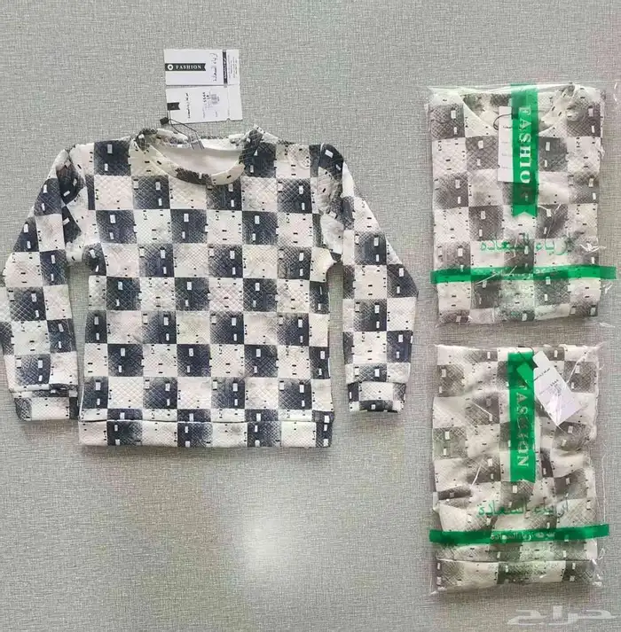 ملابس شتوية جلابيات بجايم ولادي بناتي نسائية بدرزن 17