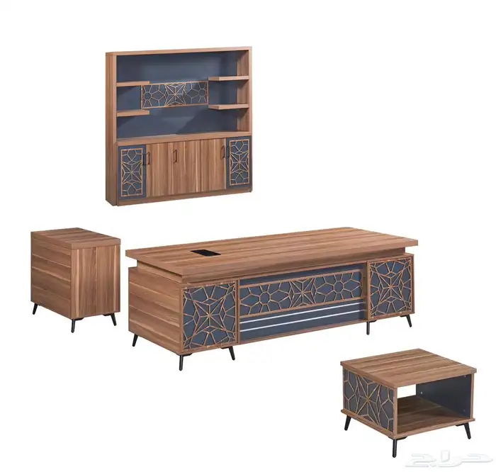 off furniture جديد مكتب طقم مدير و مكاتب إدارية كامل و كرسي 40