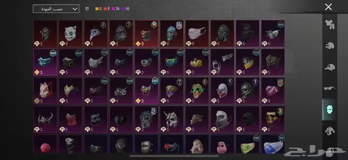 حساب ببجي للبيع 25