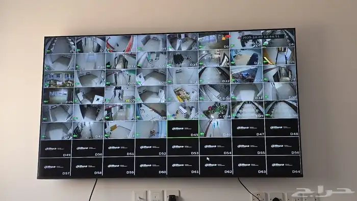 عقد صيانة كاميرات المراقبة شهادة إنجاز 1