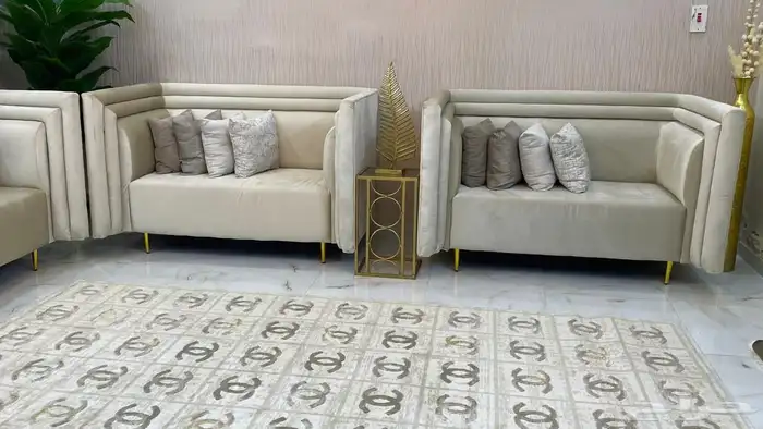 كنب شبه جديد ونظيف 4
