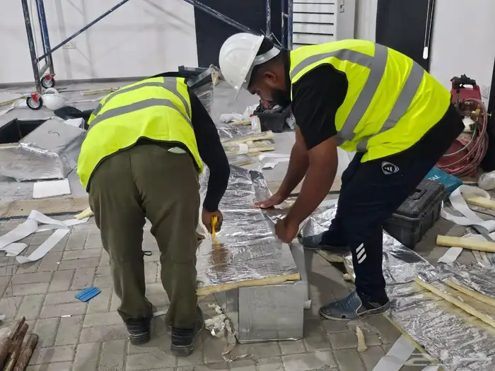 مكيف مركزي وتركيب دكتات 8