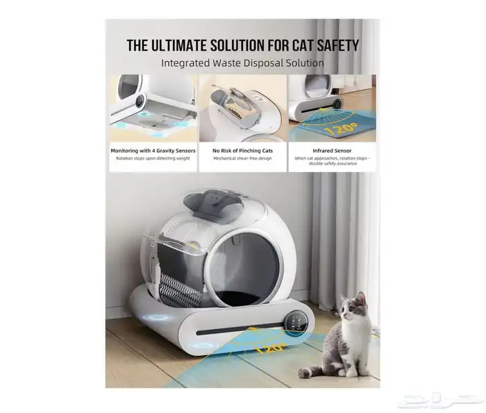 صندوق قمامه اوتوماتيكي للقطط 6