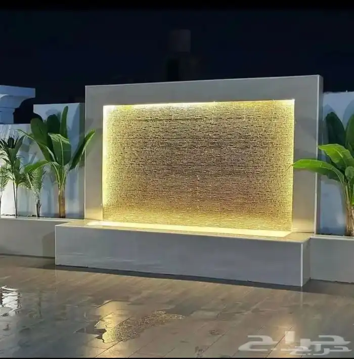 تنسيق حدائق جلسه خارجيه مضلت شلالات 4